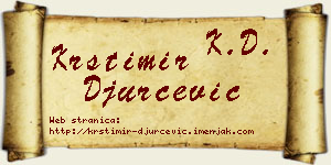 Krstimir Đurčević vizit kartica